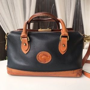 Dooney & Bourke Black Doctor Satchel Leather Bag
